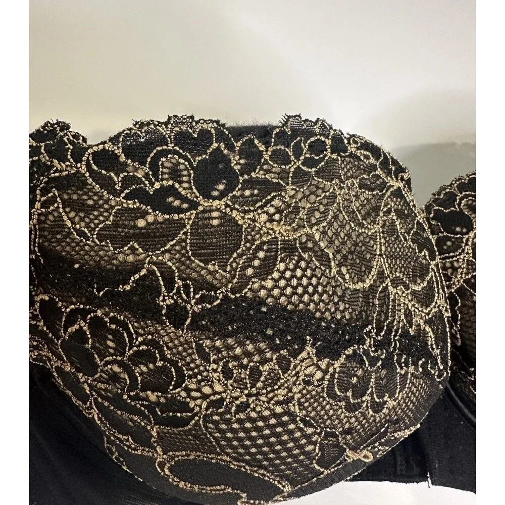 Cacique Bra 40C Plunge Lace over Sexy Lane Bryant - Picture 11 of 15